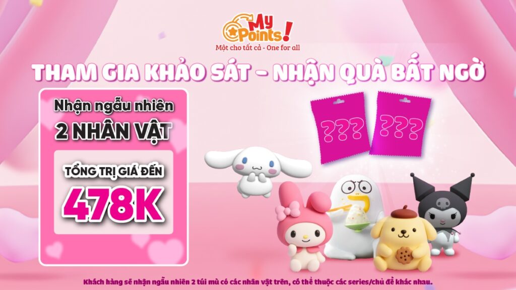 Chương trình “Tham Gia Khảo Sát – Nhận Quà Bất Ngờ”